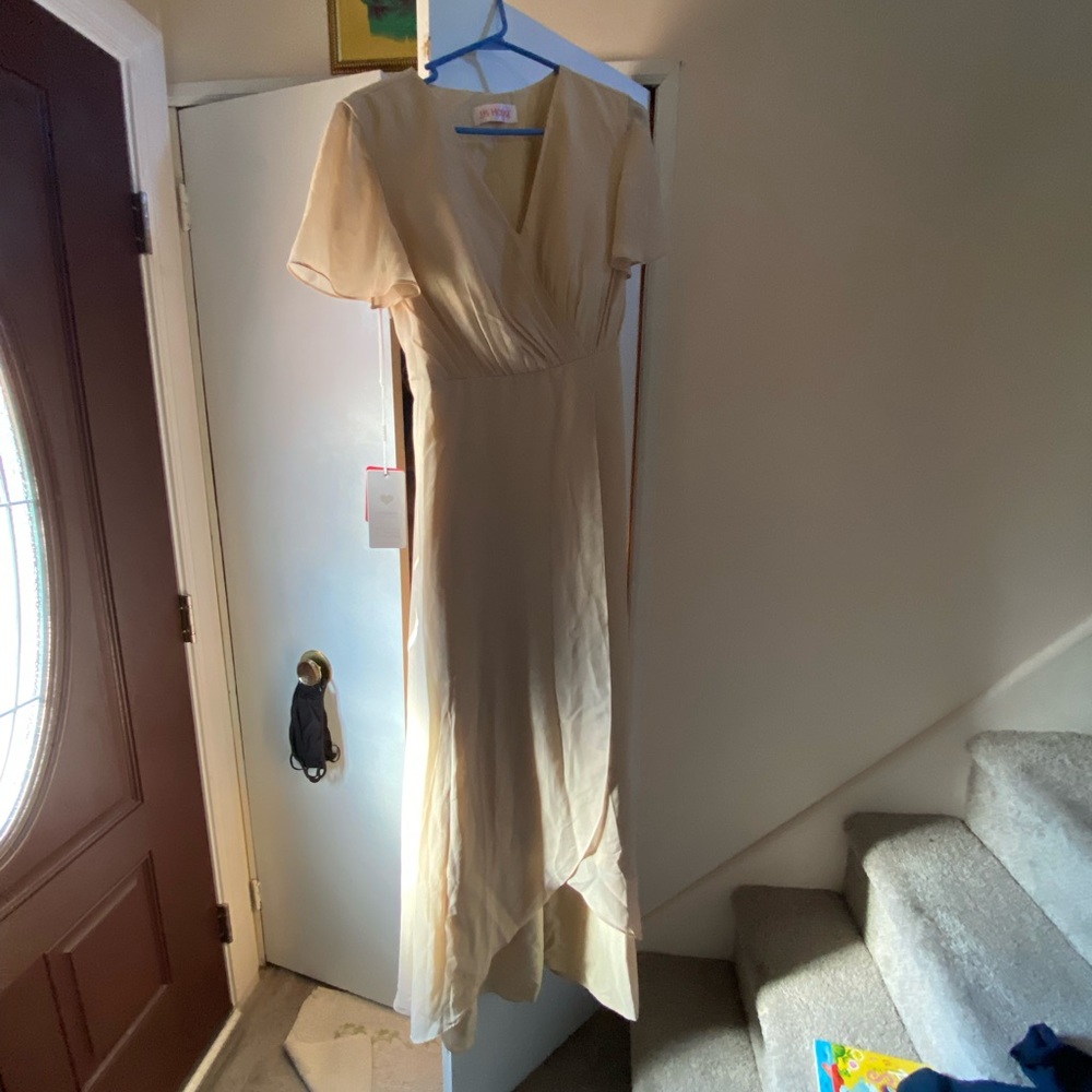 Size 10 Champagne Bridesmaid Dress